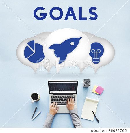 Business Entrepreneur Target Strategy Concept Business Entrepreneur Target Strategy Concept 26075706