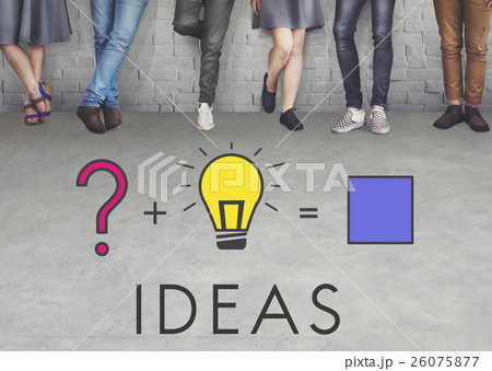 Creative Curiosity Ideas Equation Concept 26075877