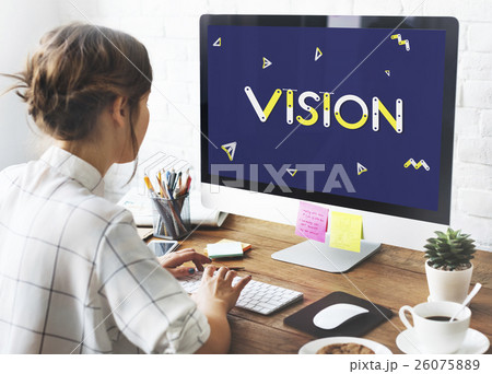 Brand Goals Launch Startup Success Vision Concept 26075889