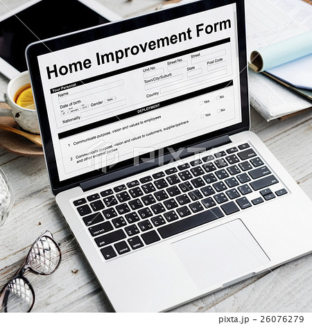Home Improvement Form Document Concept Home Improvement Form Document Concept 26076279