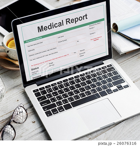 Medical Report Record Form History Patient Concept 26076316