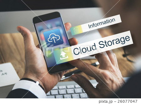 Cloud Storage Data Backup Transfer Concept 26077047