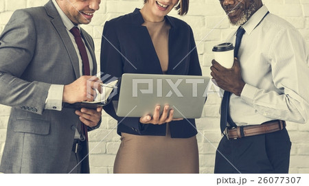 Business Team Working Research Planning Concept 26077307