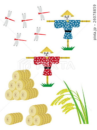 田園用素材セット 26078859