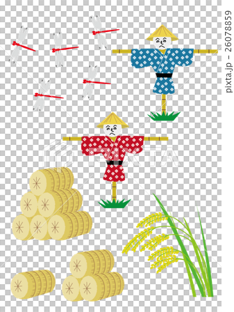 田園用素材セット 26078859