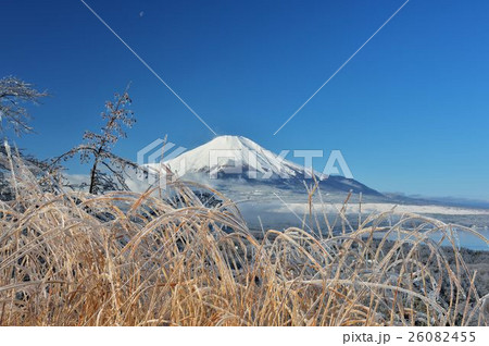 雨氷と富士 26082455