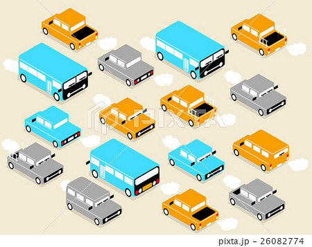 isometric design of vehicle car on the road 26082774