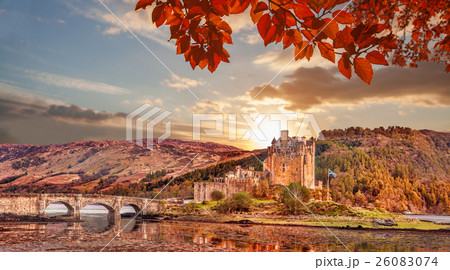Eilean Donan Castle in Highlands of Scotland Eilean Donan Castle in Highlands of Scotland 26083074