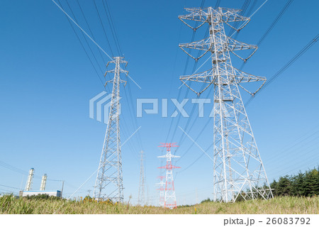 青空と鉄塔 26083792