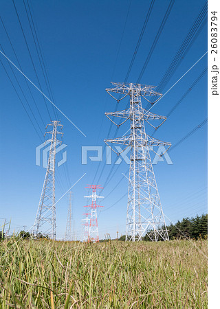 青空と鉄塔 26083794