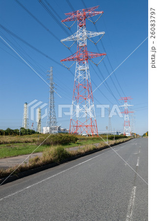 青空と鉄塔 26083797