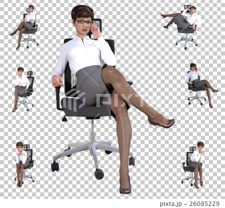 職業女性姿勢集合01 職業女性姿勢集合01 26085229