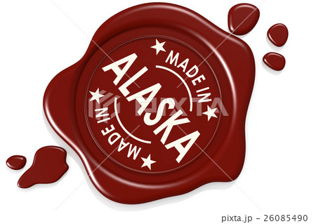 Label seal of made in Alaska Label seal of made in Alaska 26085490
