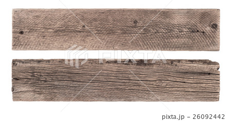 Old planks isolated on white. Old planks isolated on white. 26092442