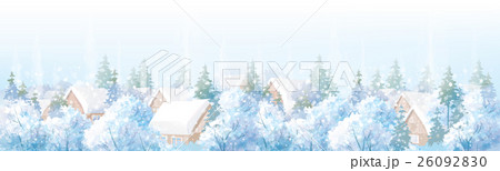 Vector winter landscape. 26092830