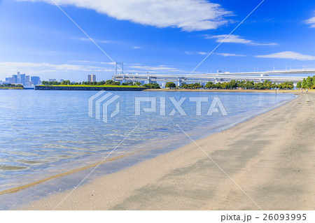 東京　お台場海浜公園の風景 26093995