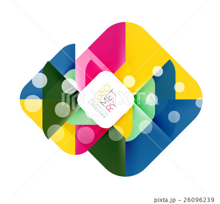 Glittering abstract geometric background 26096239