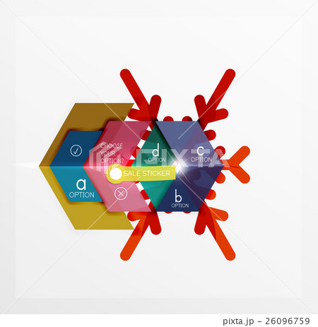 Vector sale Christmas banner template 26096759