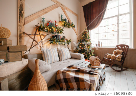 Calm image of interior modern home living room Calm image of interior modern home living room 26098330