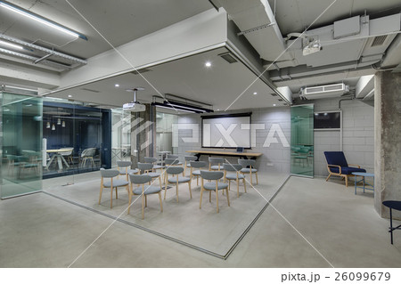 Glowing office in loft style 26099679