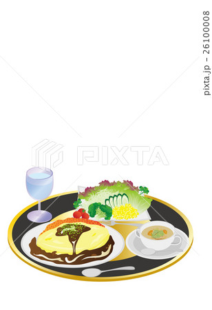 今日のご飯オムライス 26100008