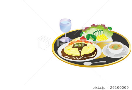 今日のご飯オムライス 26100009