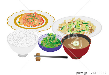 今日のご飯ゴーヤチャンプルー 26100029