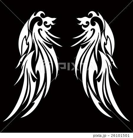 トライバル 天使の羽のイラスト素材 26101501 Pixta