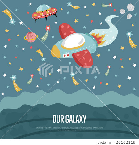 Our Galaxy Conceptual Vector Web Banner 26102119