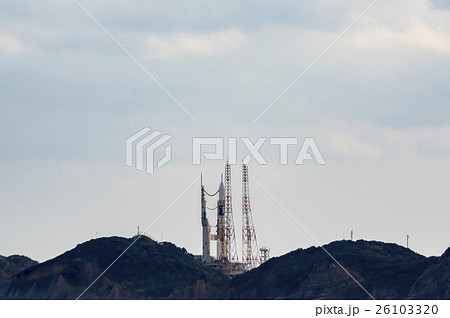 ロケット　H-IIA F31　ひまわり9号　打ち上げ前 26103320