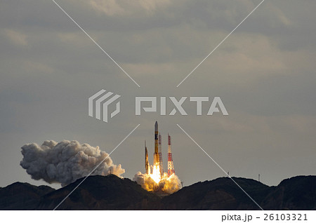 種子島　ロケット　打ち上げ　H-IIA F31　ひまわり9号　 26103321