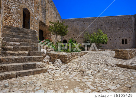 inside Chlemoutsi fortress in Ilia, Peloponnese inside Chlemoutsi fortress in Ilia, Peloponnese 26105429