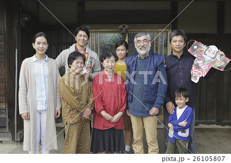 親族　正月イメージ 26105807