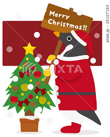 アデリーペンギン クリスマス 26107163