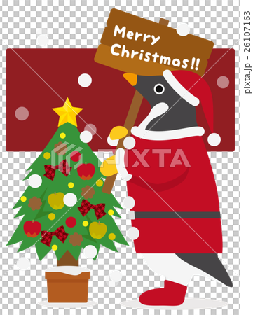 アデリーペンギン クリスマス 26107163