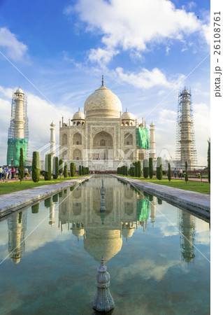 世界遺産のタージ・マハル 世界遺産のタージ・マハル 26108761