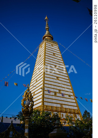 Thai art in Pagoda at Phrathat Nong Bua Temple Thai art in Pagoda at Phrathat Nong Bua Temple 26110998