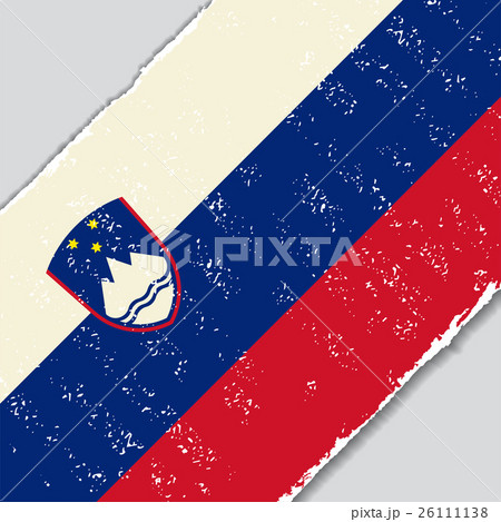 Slovenian grunge flag. Vector illustration. Slovenian grunge flag. Vector illustration. 26111138