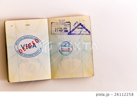 Visas denied stamp in passport Visas denied stamp in passport 26112258