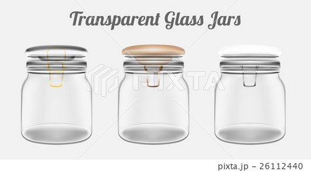 Transparent Glass Jars 26112440