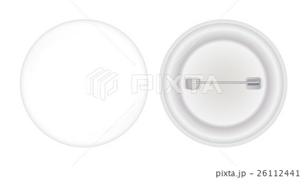 Round Brooch Pin front and backs 26112441