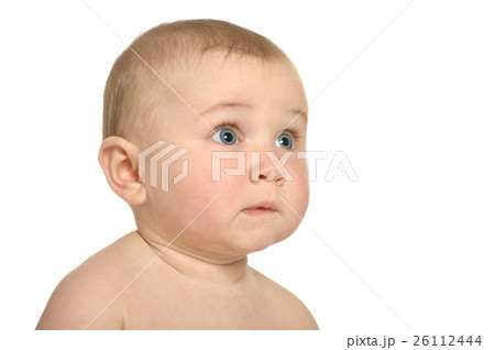 Surprised cute baby 26112444