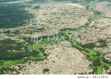 Pattern winding river. South Kamchatka Nature Park Pattern winding river. South Kamchatka Nature Park 26112835