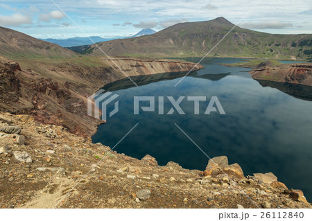 Lake in Caldera volcano Ksudach. South Kamchatka Lake in Caldera volcano Ksudach. South Kamchatka 26112840
