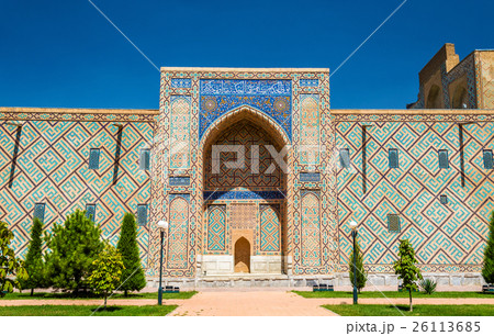 Ulugh Beg Madrasah on Registan square - Samarkand Ulugh Beg Madrasah on Registan square - Samarkand 26113685