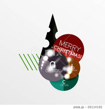Christmas and New Year sale sticker templates 26114192