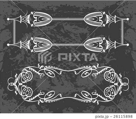 Decorative frame with pattern Decorative frame with pattern 26115898