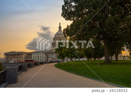 The US Capitol in Washington DC Landscape 26116032