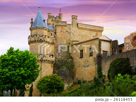 Castle in evening. Spain 26118455