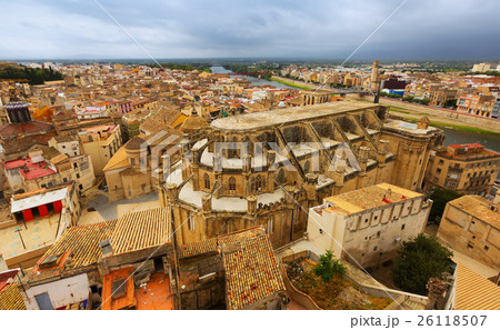 Cathedral from Suda castle in Tortosa 26118507